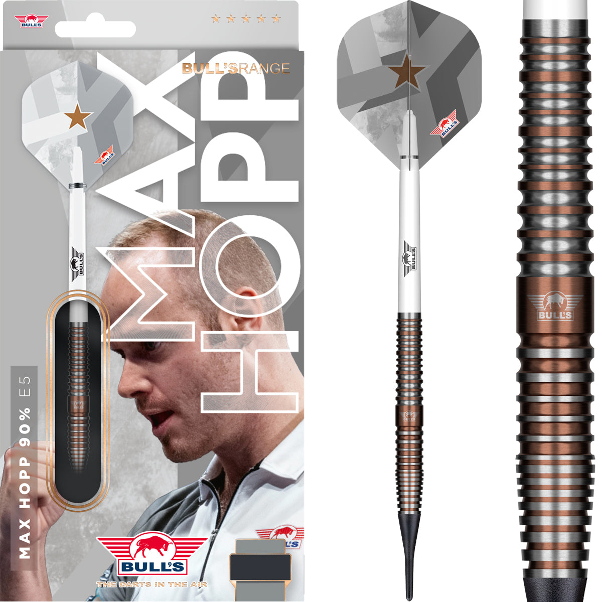 Bull's Max Hopp E5 90% Softdarts - DreamDarts Dartshop
