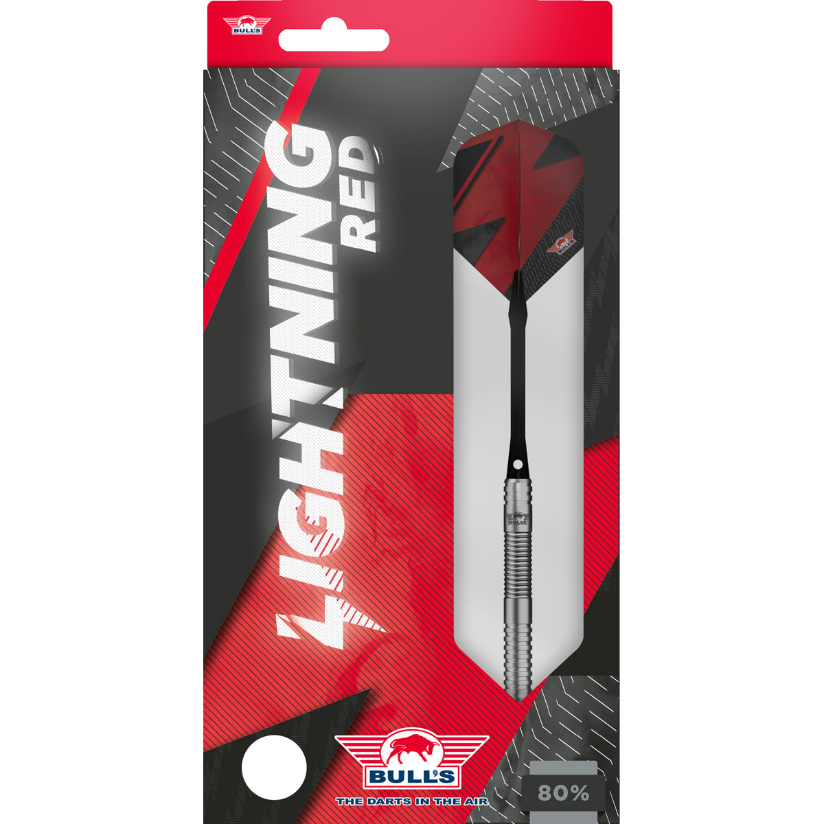 Bull's Lightning Red 80% Softdarts - DreamDarts Dartshop