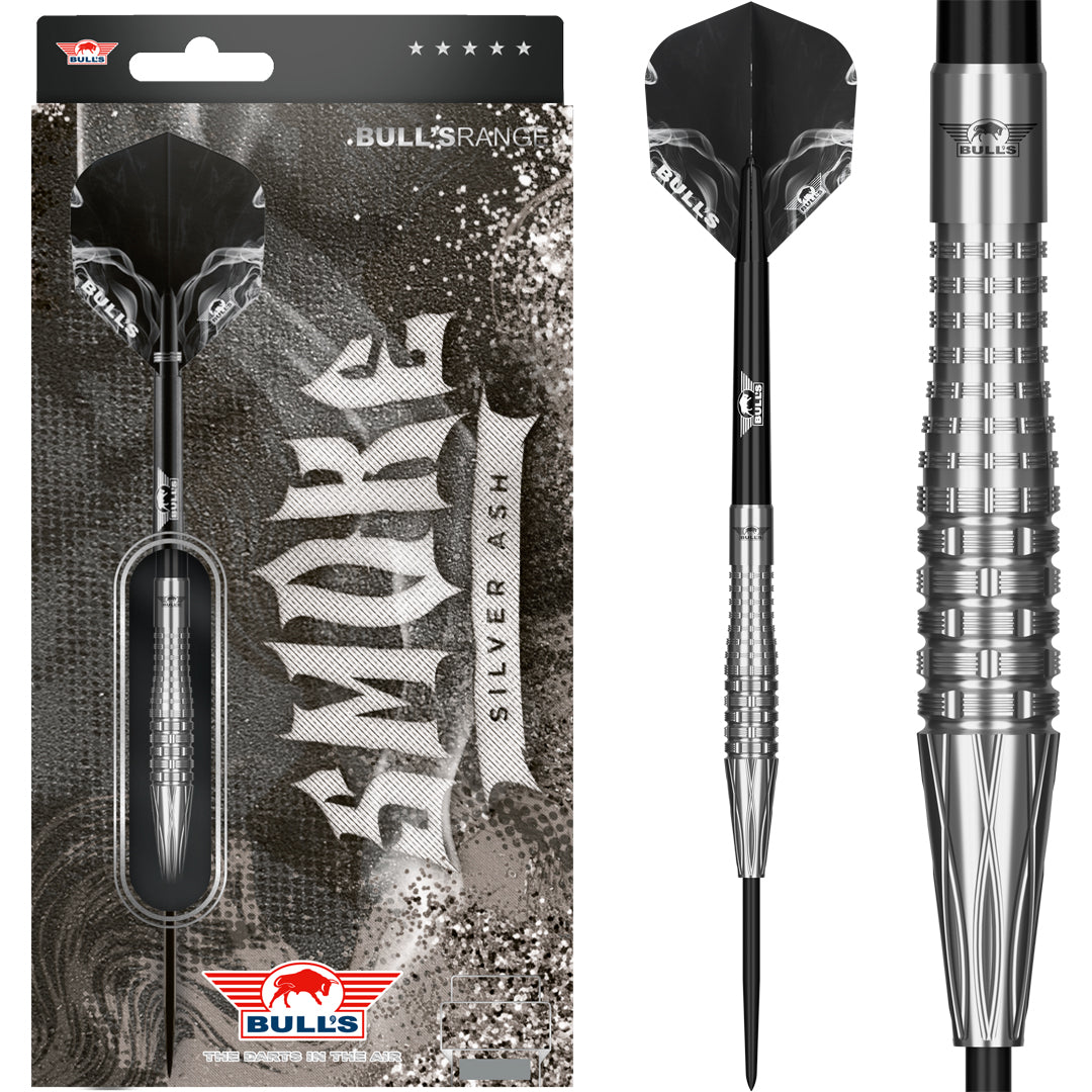 Bull's Smoke Silver Ash 90% Steeldarts - DreamDarts Dartshop
