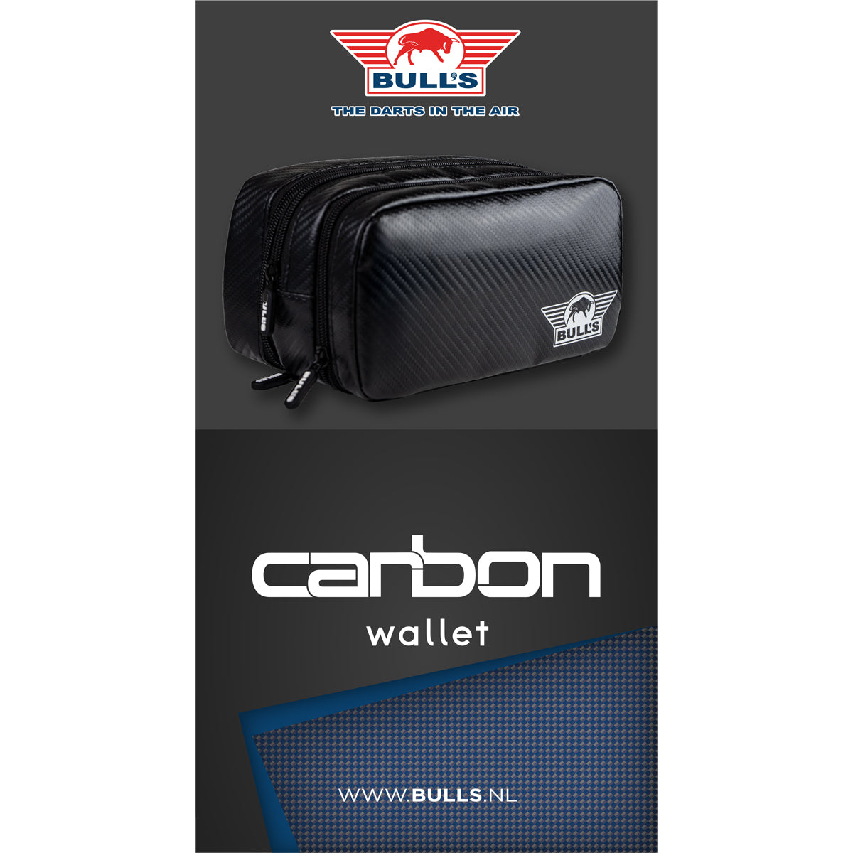 Bull's Carbon Wallet - DreamDarts Dartshop