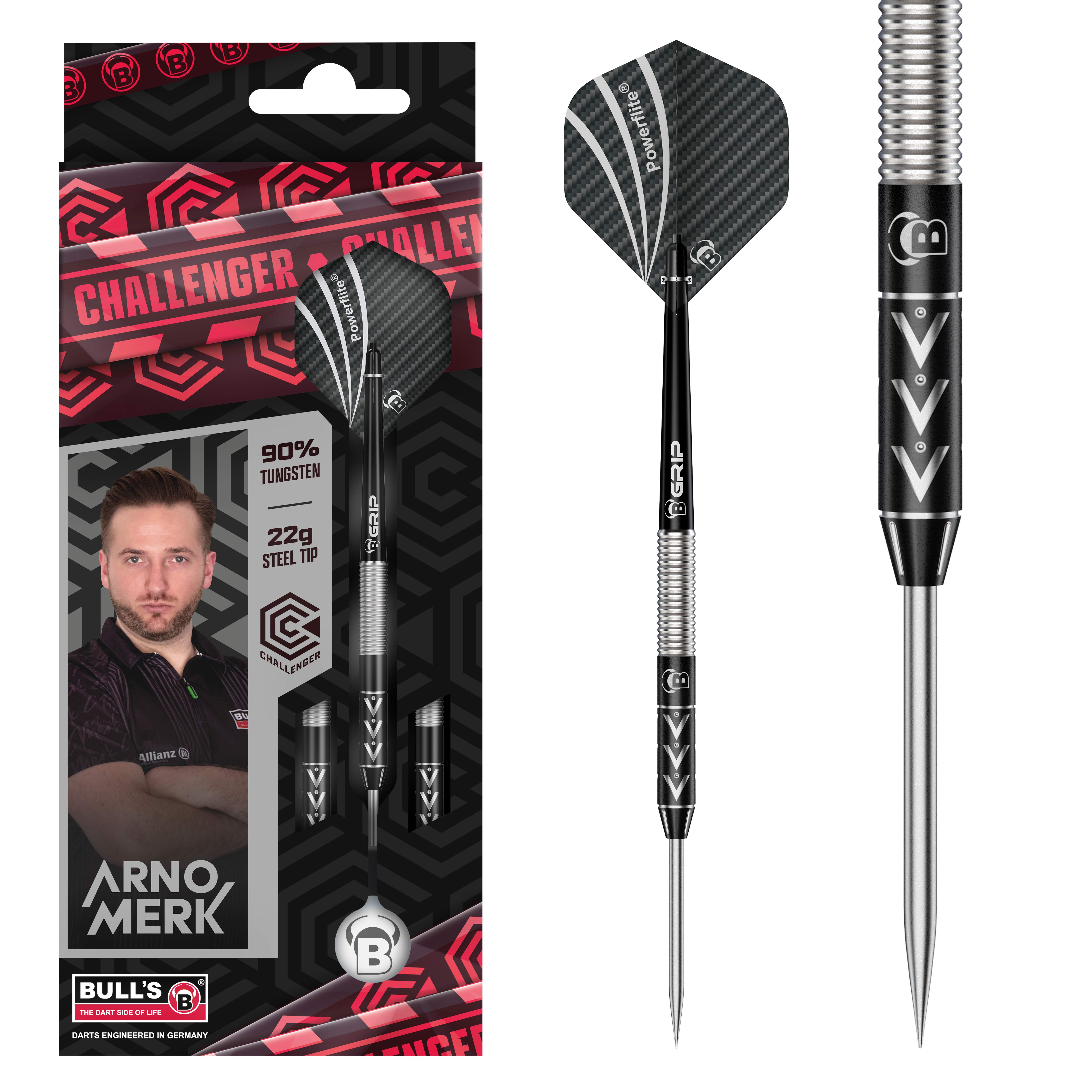 BULL'S Arno Merk 90% Steeldarts - DreamDarts Dartshop