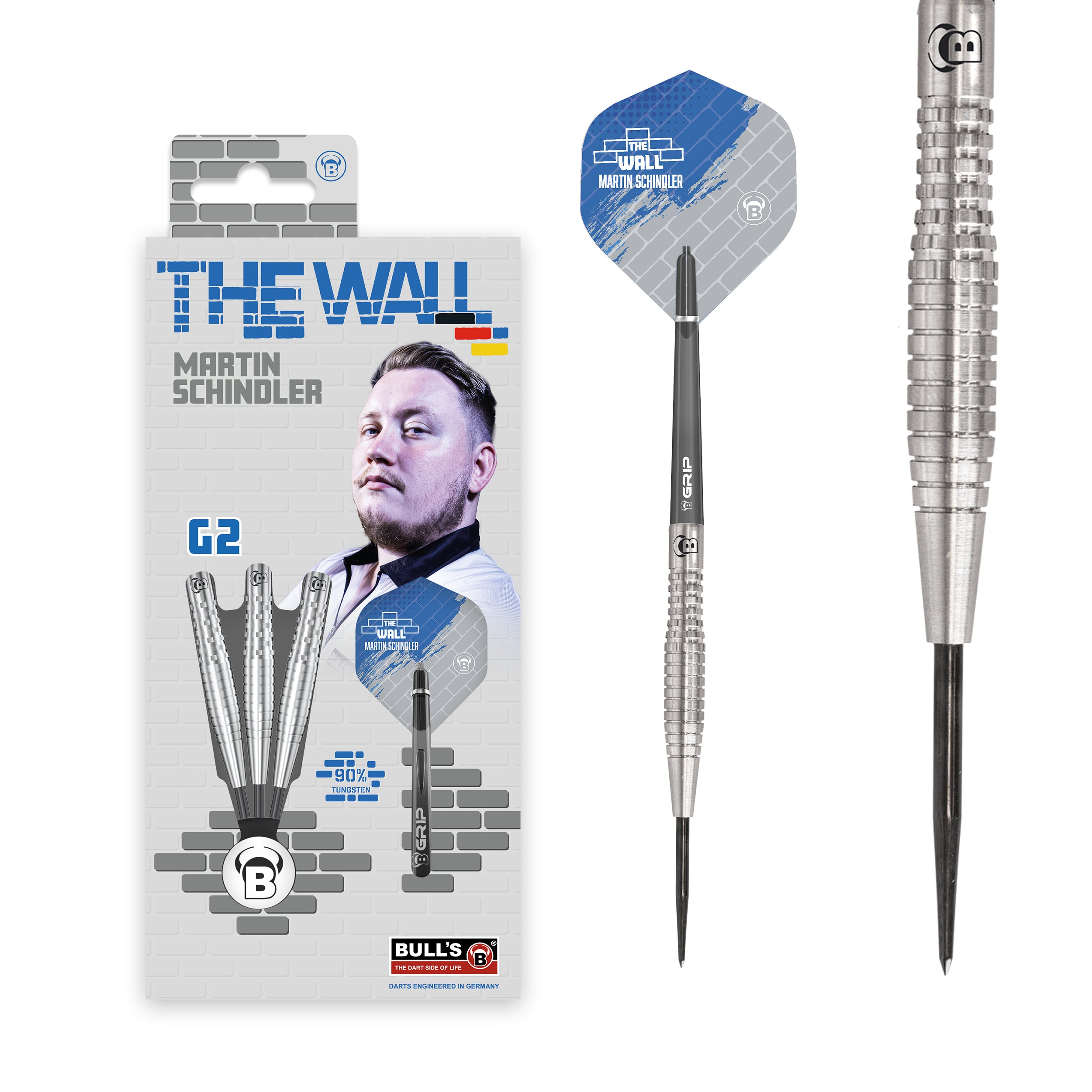 BULL'S Martin Schindler Generation 2 90% Steeldarts - DreamDarts Dartshop