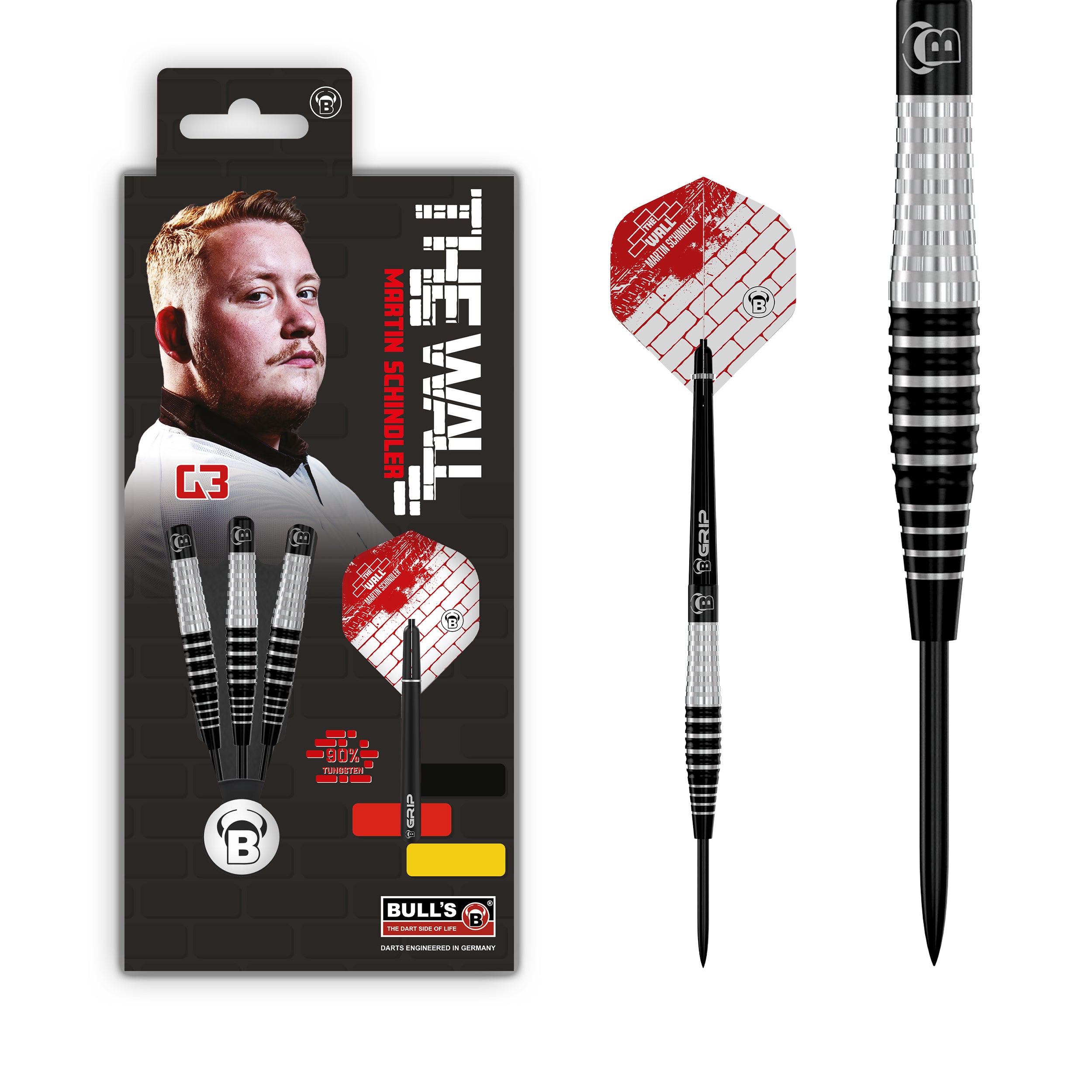 BULL'S Martin Schindler Generation 3 90% Steeldarts - DreamDarts Dartshop
