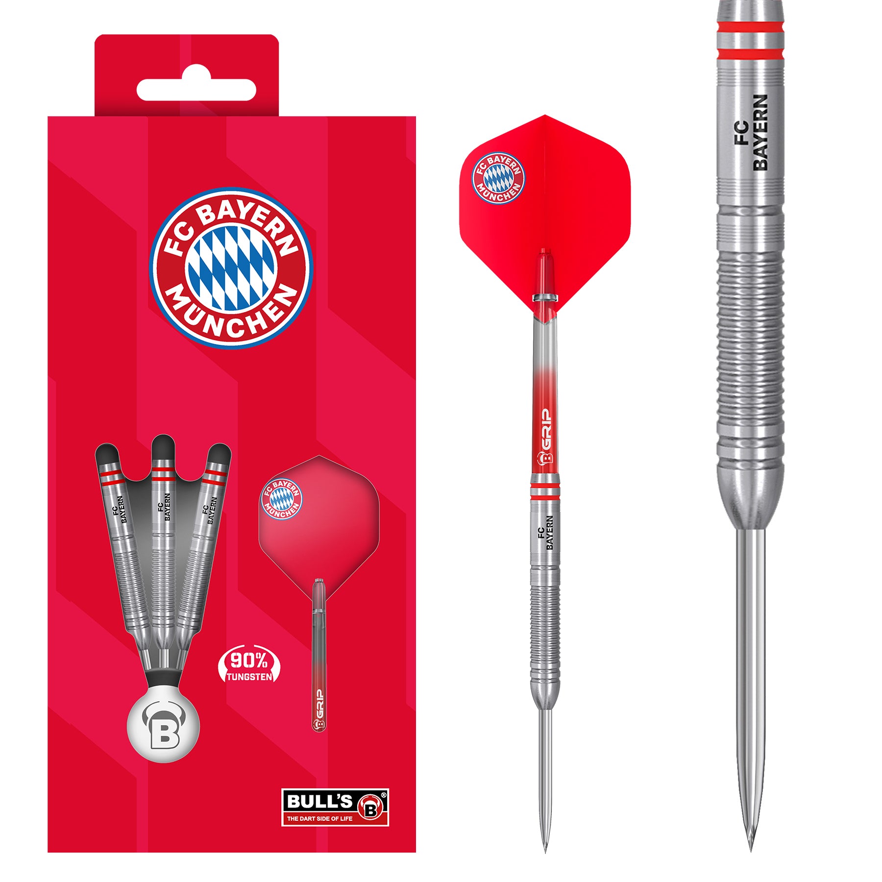 FC Bayern 90% Steeldarts - DreamDarts Dartshop