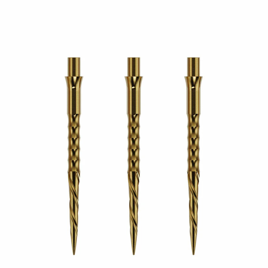 Caliburn EVO Dartpoints Spiro - No Lip - Gold - DreamDarts Dartshop