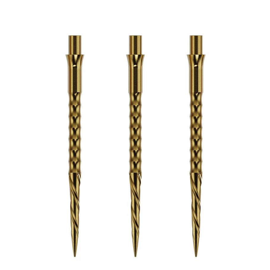 Caliburn EVO Dartpoints Spiro - No Lip - Gold - DreamDarts Dartshop