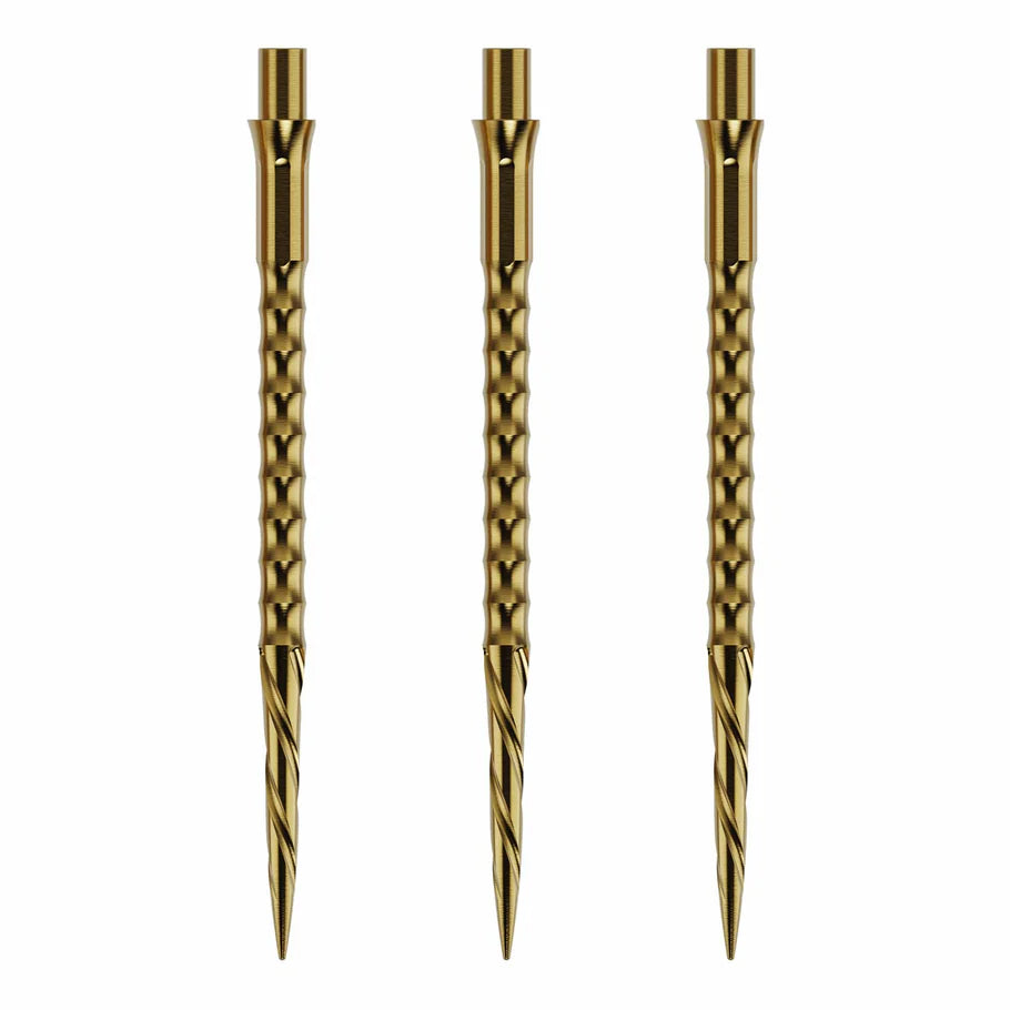 Caliburn EVO Dartpoints Spiro - No Lip - Gold - DreamDarts Dartshop