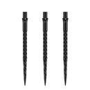 Caliburn Evo Dart Points - Spiro - No Lip - Black - DreamDarts Dartshop