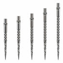 Caliburn Evo Dart Points - Spiro - No Lip - Silver - DreamDarts Dartshop