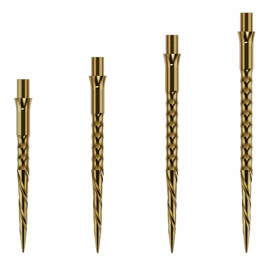 Caliburn EVO Dartpoints Spiro - No Lip - Gold - DreamDarts Dartshop