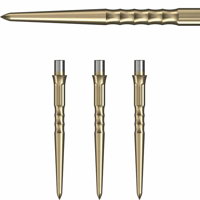 Caliburn Ripple No Lip Gold EVO Dartpoints - DreamDarts Dartshop
