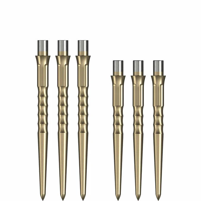 Caliburn Ripple No Lip Gold EVO Dartpoints - DreamDarts Dartshop