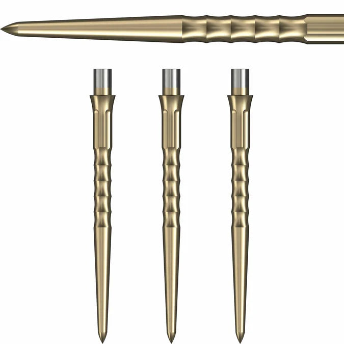 Caliburn Ripple No Lip Gold EVO Dartpoints - DreamDarts Dartshop