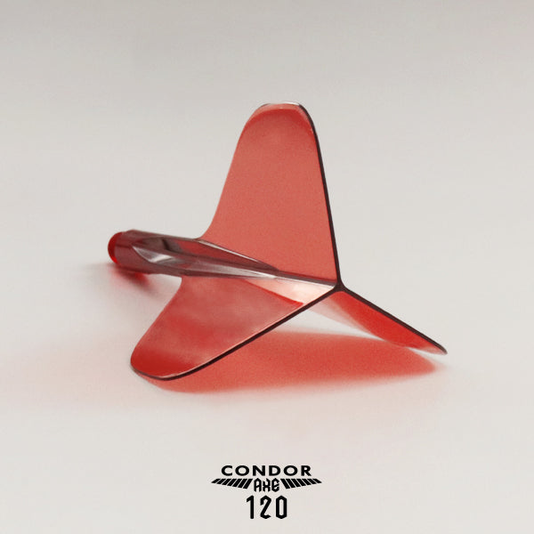 Condor AXE 120 Clear Red No.2 Standard - DreamDarts Dartshop