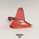 Condor AXE 120 Clear Red No.2 Standard - DreamDarts Dartshop