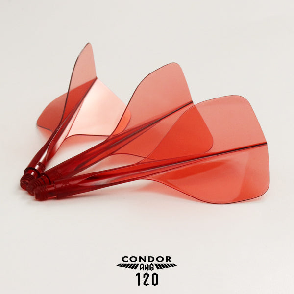 Condor AXE 120 Clear Red No.2 Standard - DreamDarts Dartshop