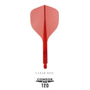 Condor AXE 120 Clear Red No.2 Standard - DreamDarts Dartshop