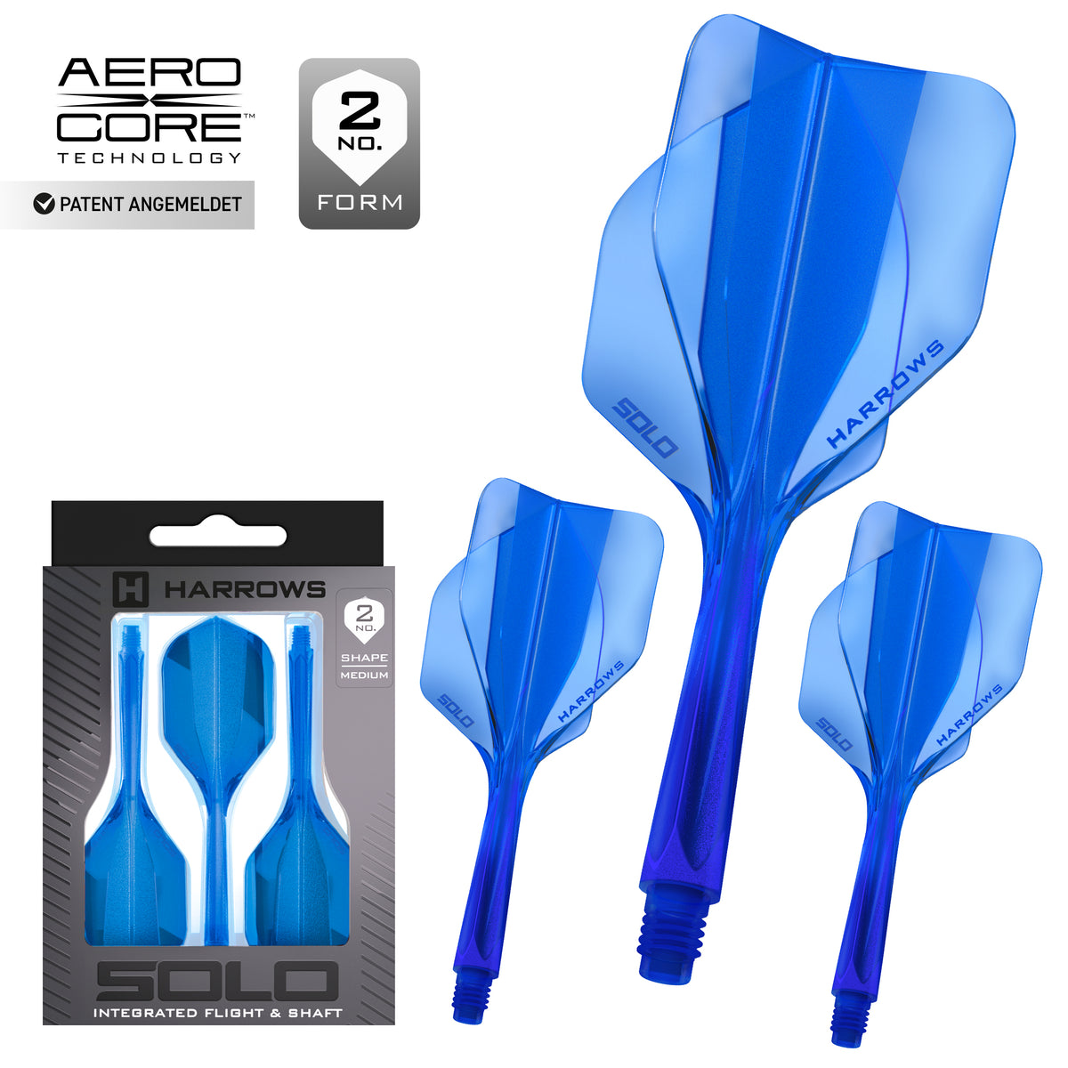 Harrows SOLO No.2 Standard - Blau - DreamDarts Dartshop