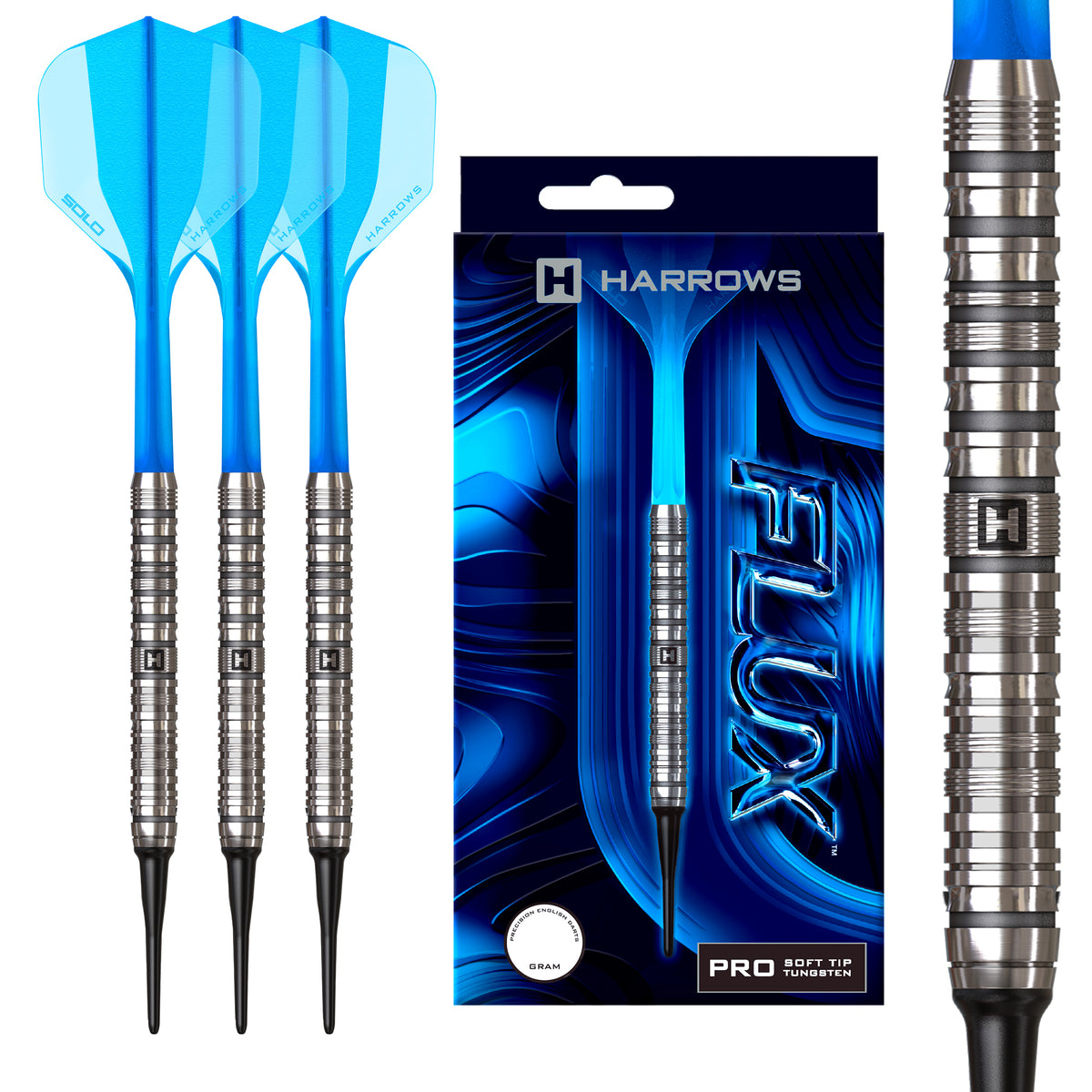 Harrows Flux Pro-Tungsten Softdarts - DreamDarts Dartshop