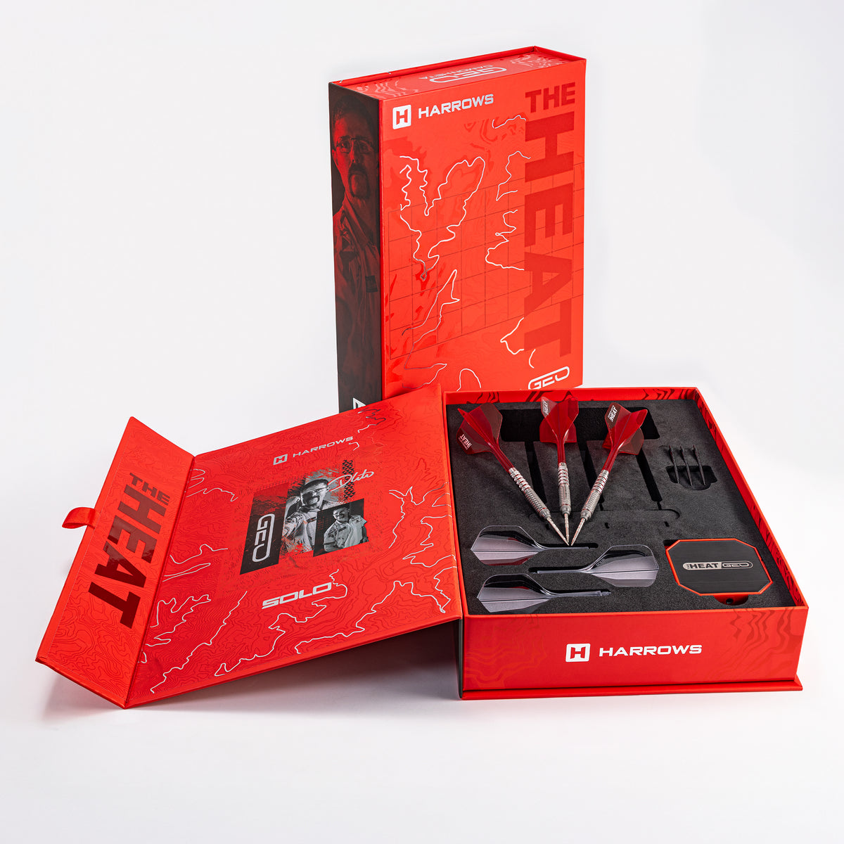 Harrows Damon Heta GEO 90% Quick Point Steeldarts - DreamDarts Dartshop