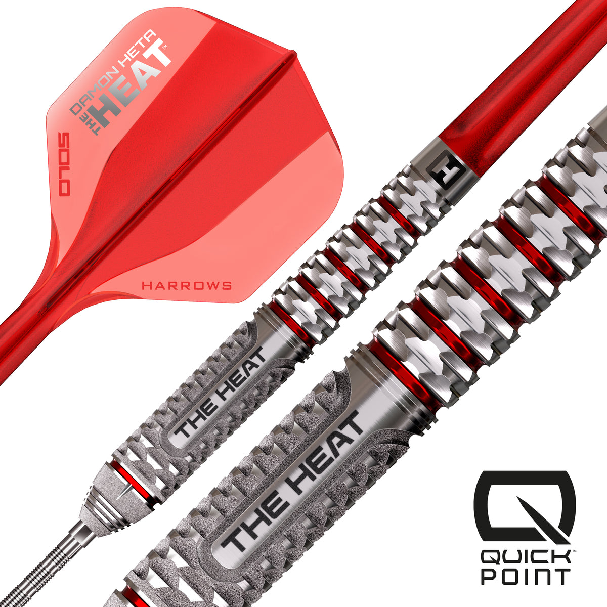 Harrows Damon Heta GEO 90% Quick Point Steeldarts - DreamDarts Dartshop