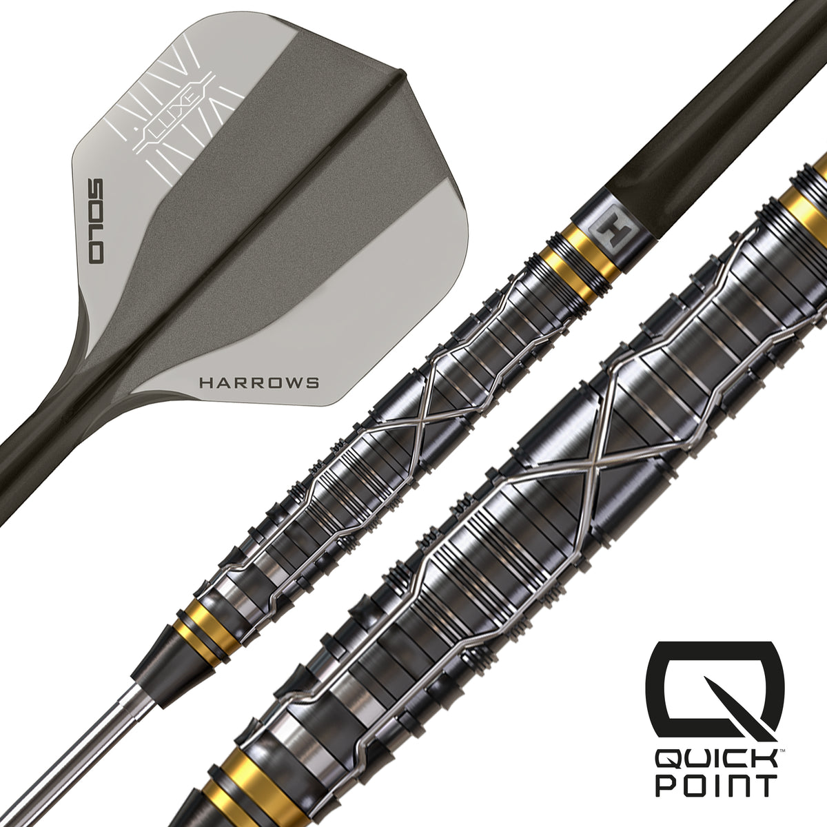 Harrows NX Luxe Tapered 90% Quick Point Steeldarts - DreamDarts Dartshop