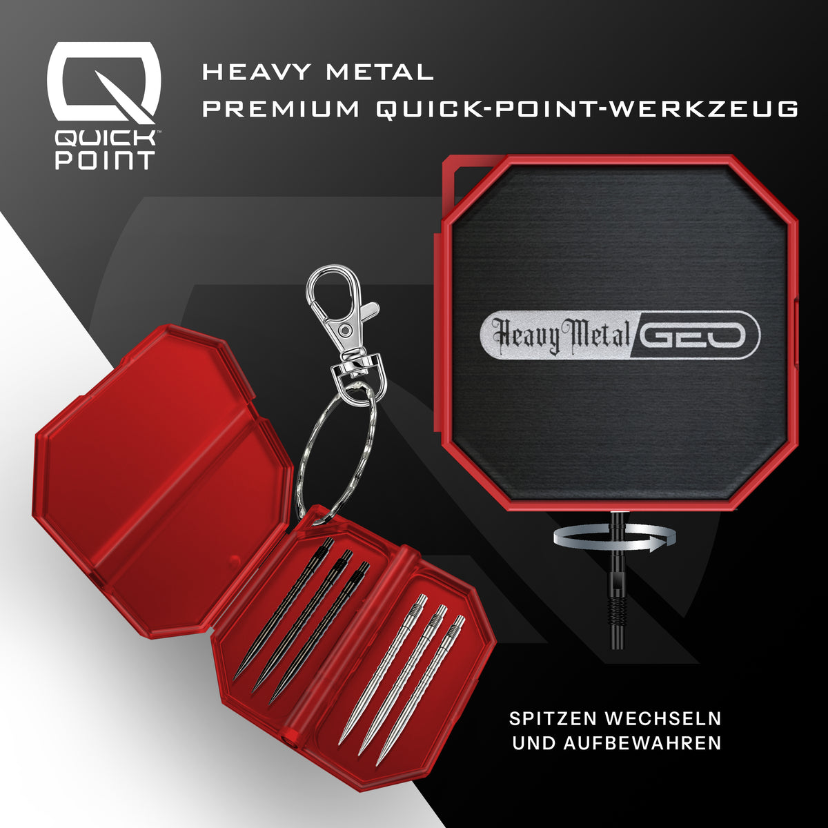 Harrows Ryan Searle GEO 90% Quick Point Steeldarts - DreamDarts Dartshop