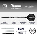 Harrows SUPERGRIP QP BOMB 90% Steeldarts - DreamDarts Dartshop