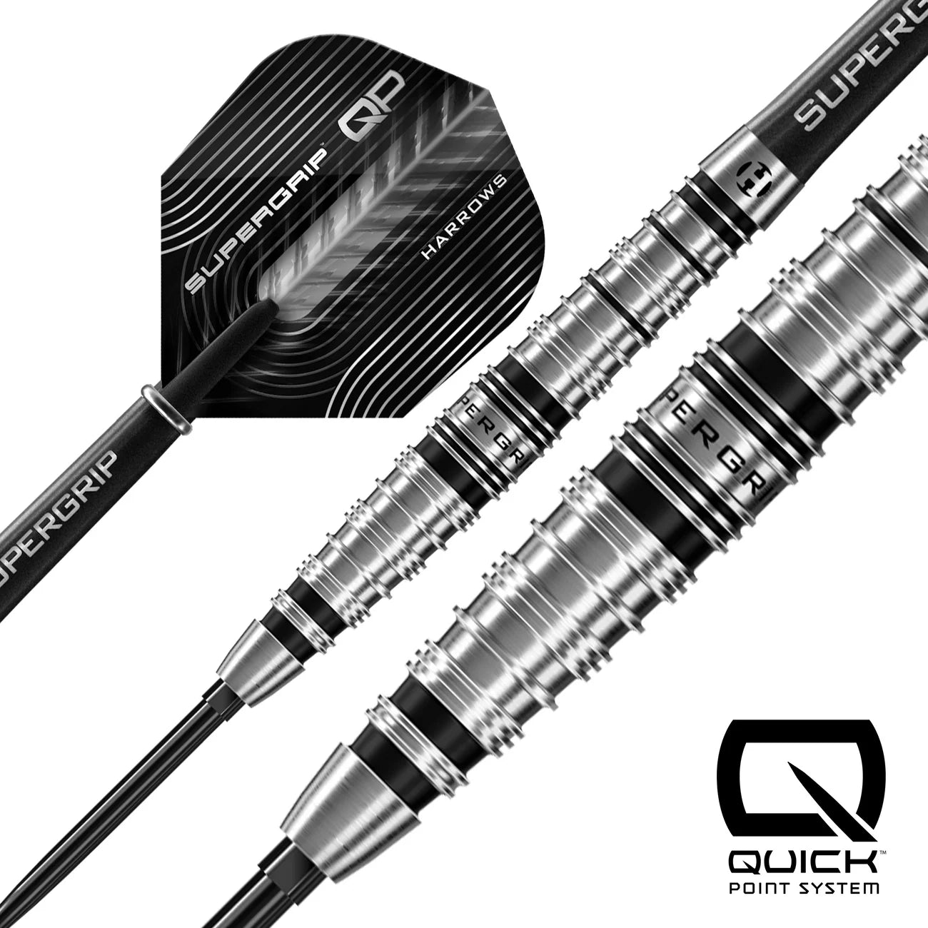 Harrows SUPERGRIP QP TORPEDO 90% Steeldarts - DreamDarts Dartshop