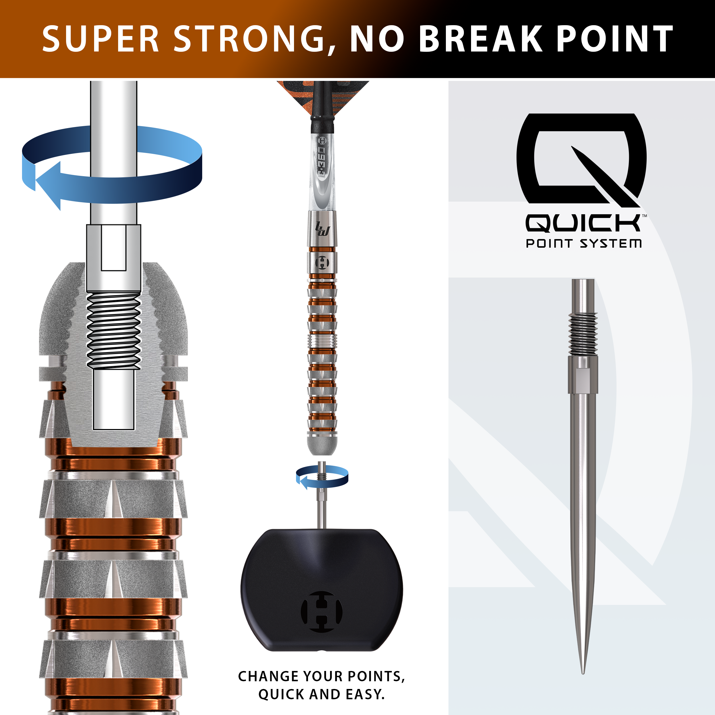 Luke Woodhouse Series 3 90% Steeldarts - DreamDarts Dartshop