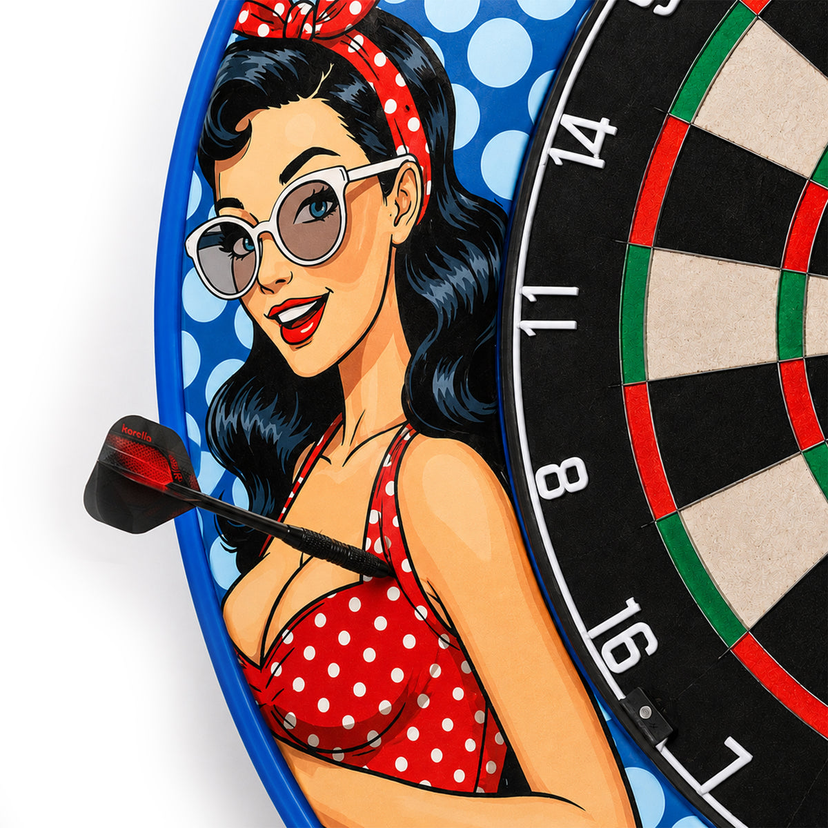 Karella Bullout Dartboard und Playgirl Sourround Bundle - DreamDarts Dartshop