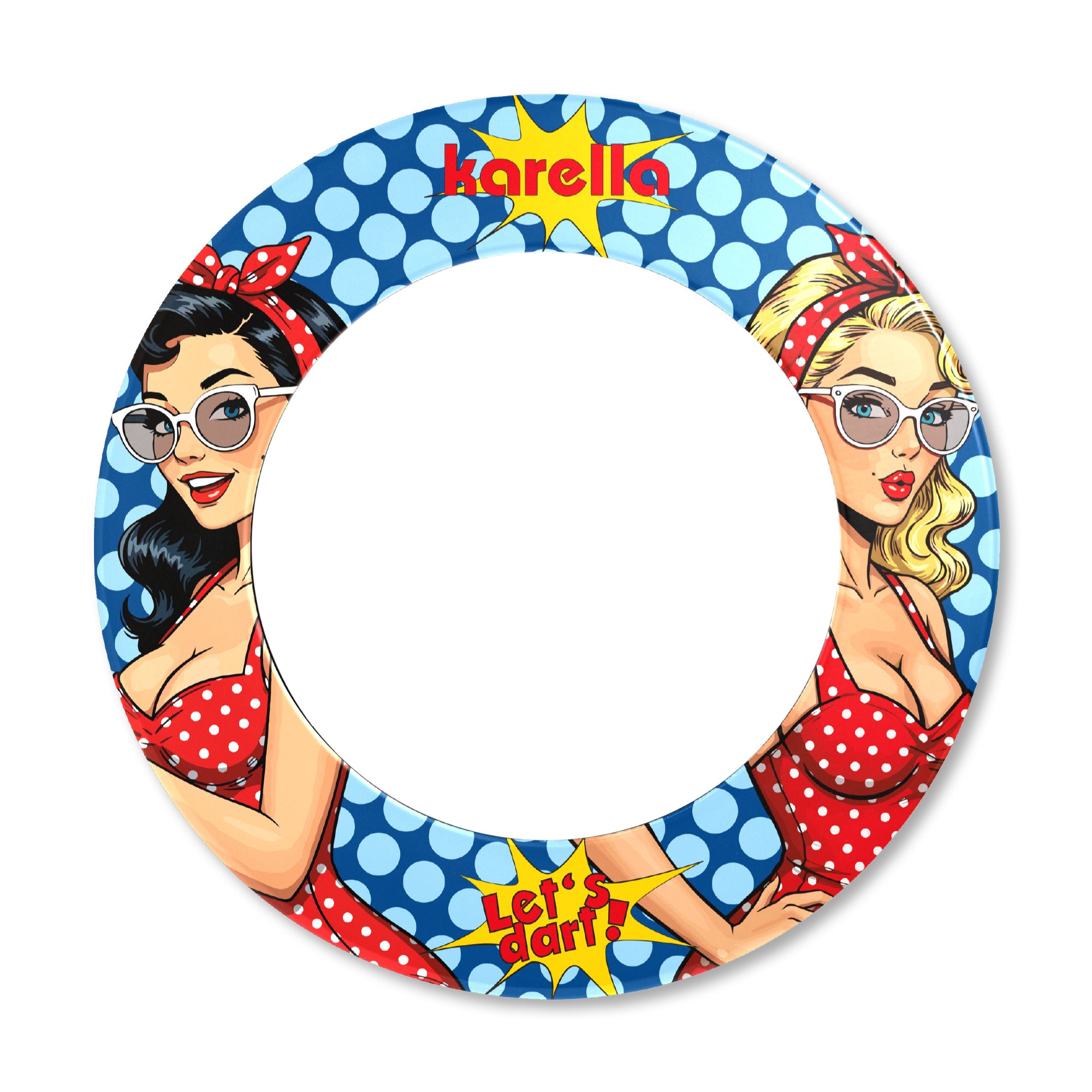 Karella Bullout Dartboard und Playgirl Sourround Bundle - DreamDarts Dartshop