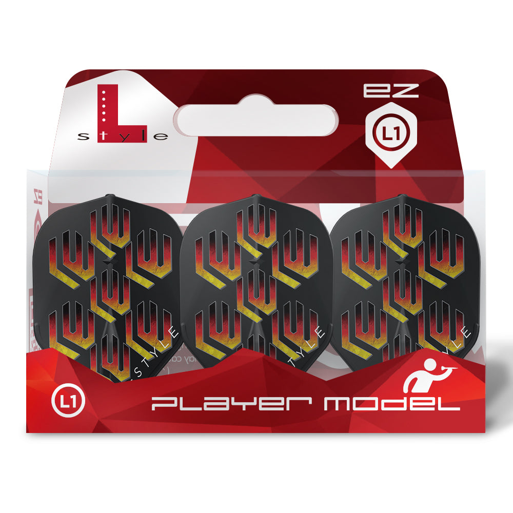 Lukas Wenig L1 L-Style Signature Champagne EZ Flights - DreamDarts Dartshop