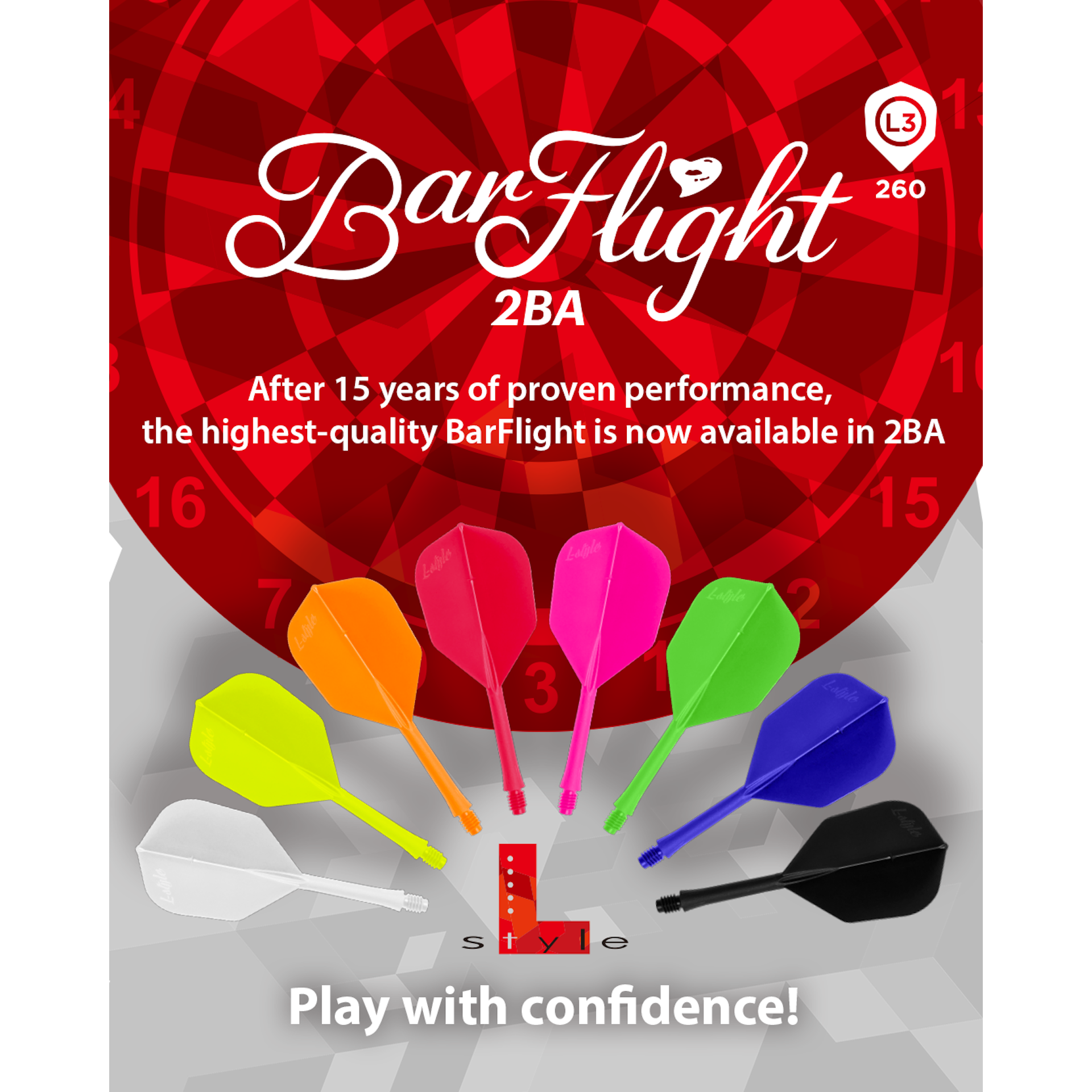 L-Style L3 Shape Barflight Intermediate - DreamDarts Dartshop