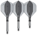 L-System L1 Flight-Schaft System Clear Black - DreamDarts Dartshop
