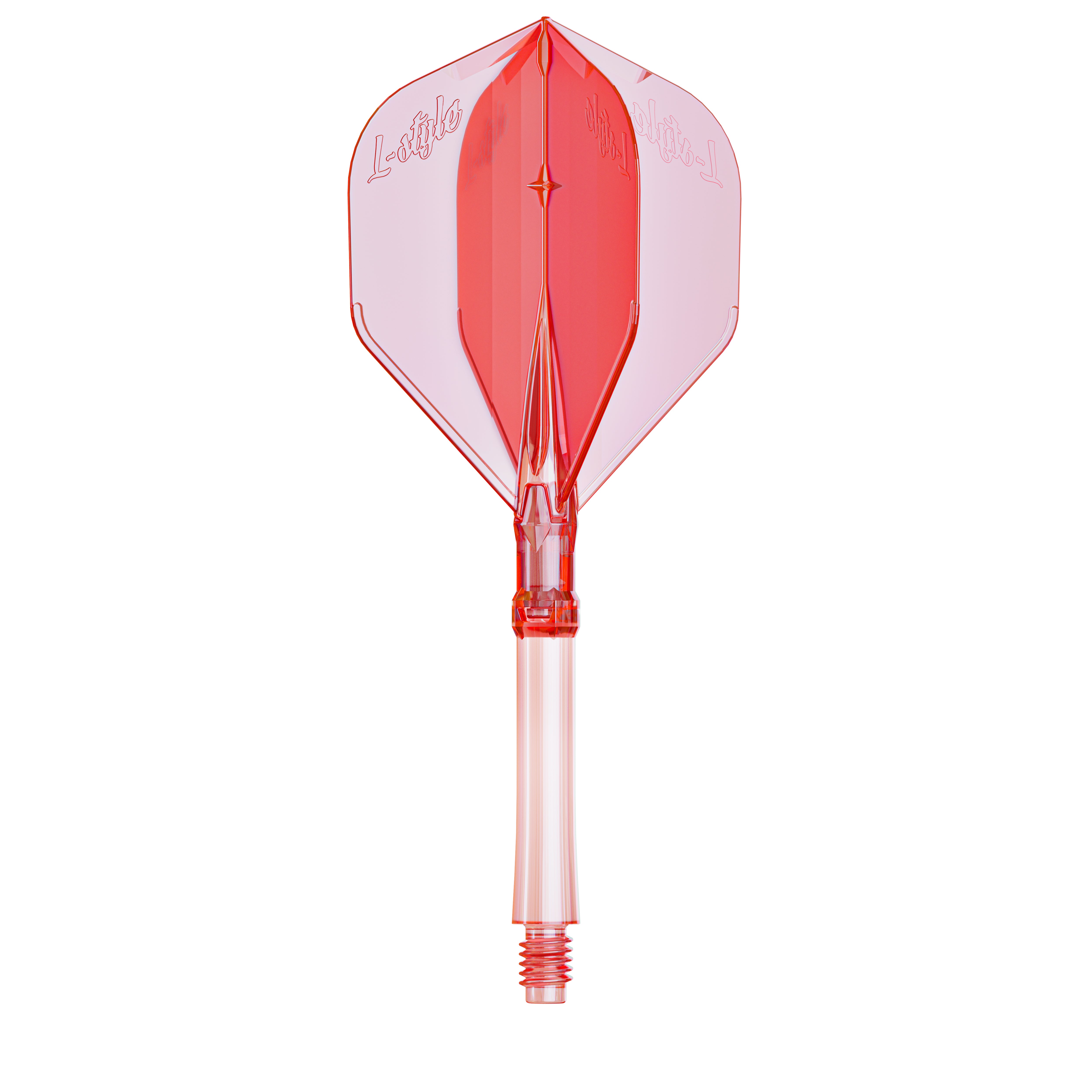 L-System L1 Flight-Schaft System Clear Red - DreamDarts Dartshop