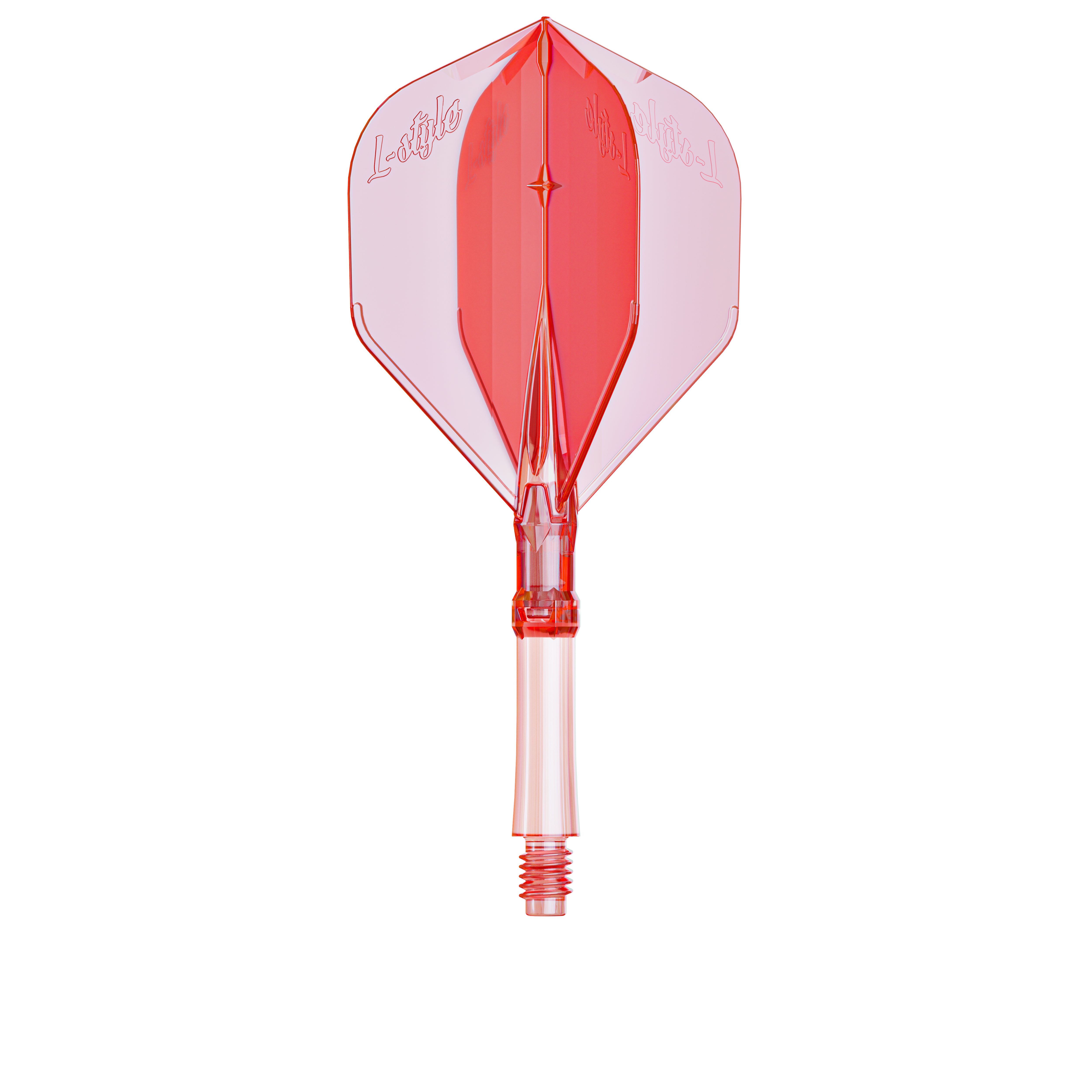 L-System L1 Flight-Schaft System Clear Red - DreamDarts Dartshop