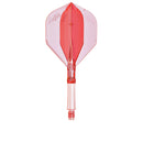 L-System L1 Flight-Schaft System Clear Red - DreamDarts Dartshop