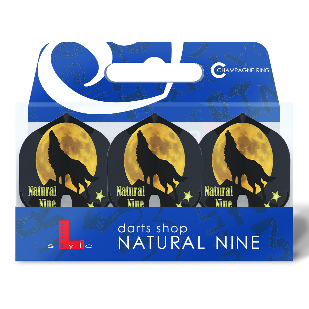 Natural9 Maverick L1 L-Style Signature Champagne Pro Flights - DreamDarts Dartshop