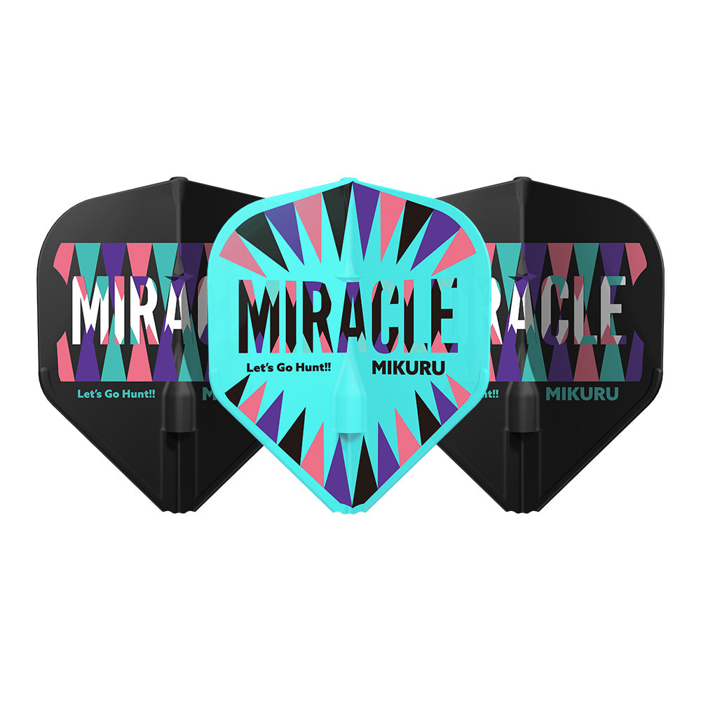 Mikuru Suzuki V6 Standard L1 L-Style Signature Champagne EZ Flights - DreamDarts Dartshop