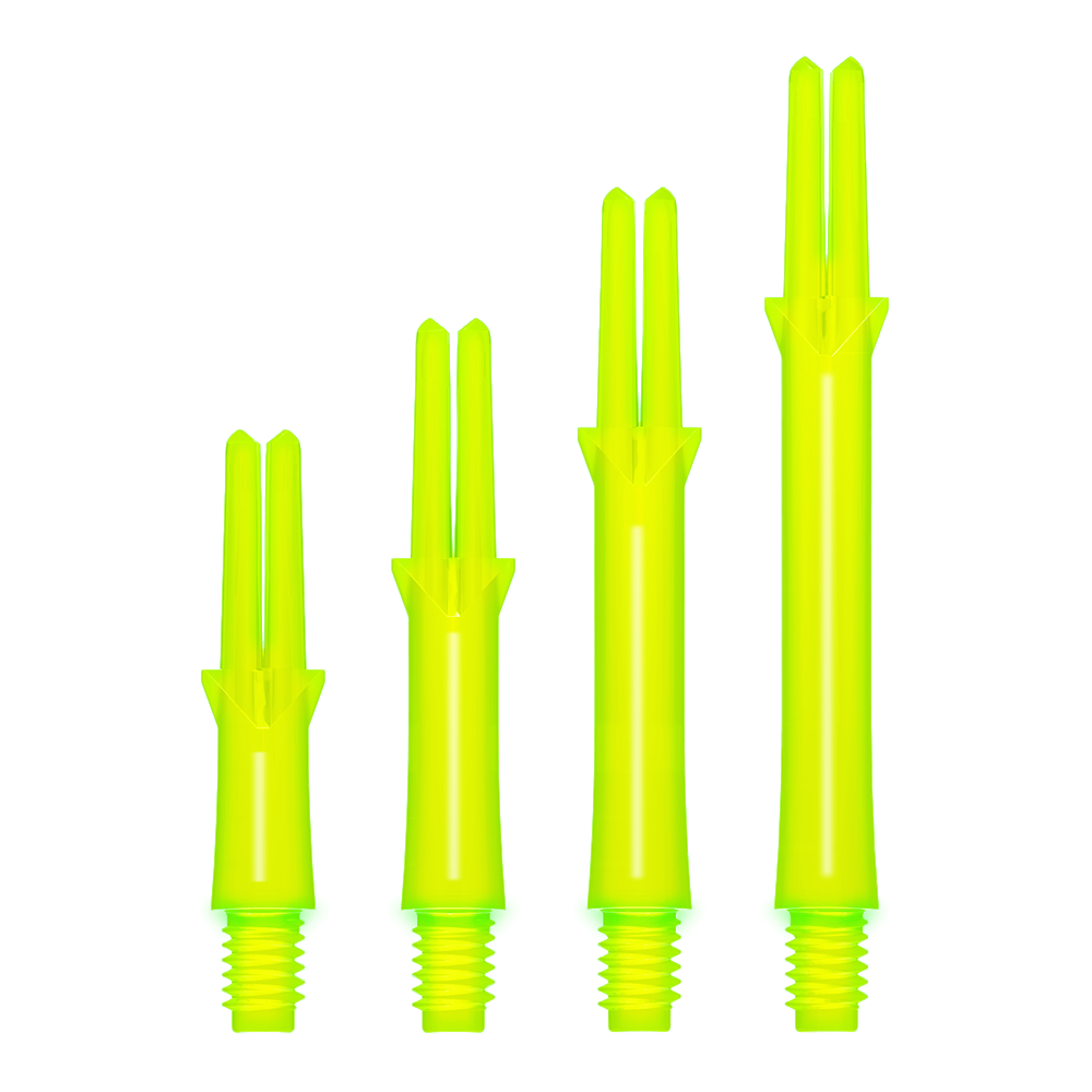 L-Shaft Locked Straight -Neon Yellow - DreamDarts Dartshop