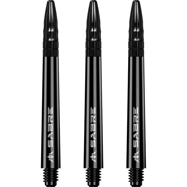 Mission Sabre Shafts - Black / Black - DreamDarts Dartshop