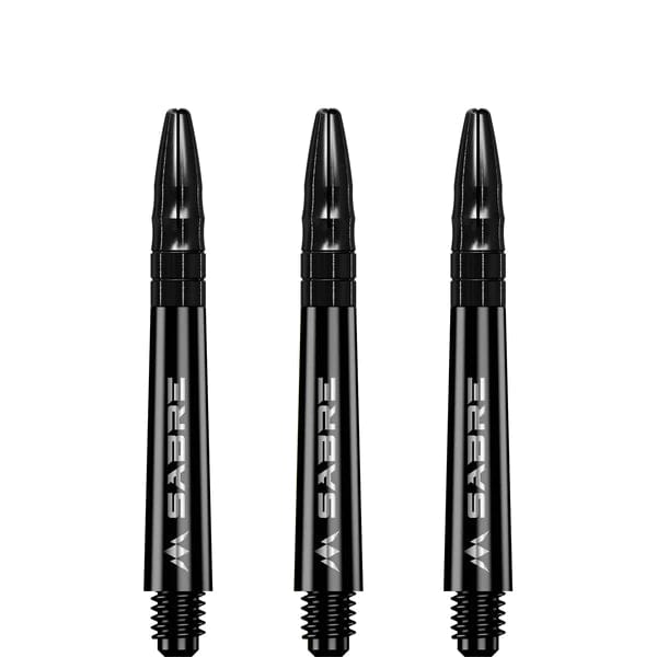 Mission Sabre Shafts - Black / Black - DreamDarts Dartshop