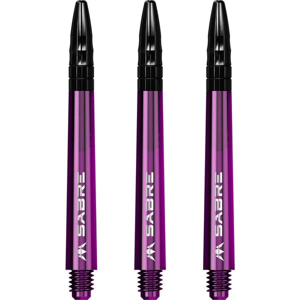 Mission Sabre Shafts - Purple / Black - DreamDarts Dartshop