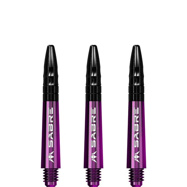 Mission Sabre Shafts - Purple / Black - DreamDarts Dartshop