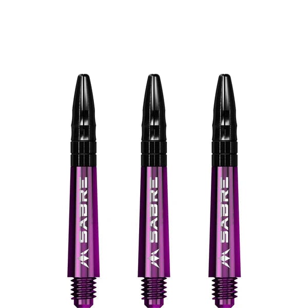 Mission Sabre Shafts - Purple / Black - DreamDarts Dartshop