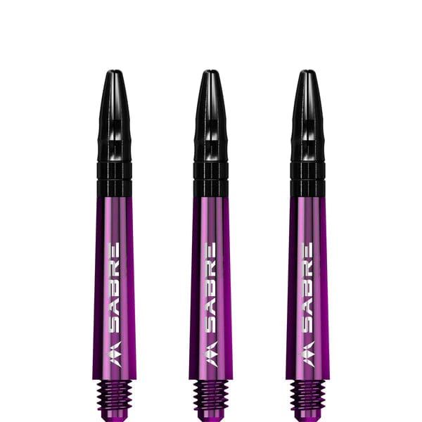 Mission Sabre Shafts - Purple / Black - DreamDarts Dartshop