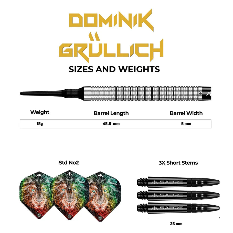 Mission Dominik Grüllich 90% Softdarts - DreamDarts Dartshop