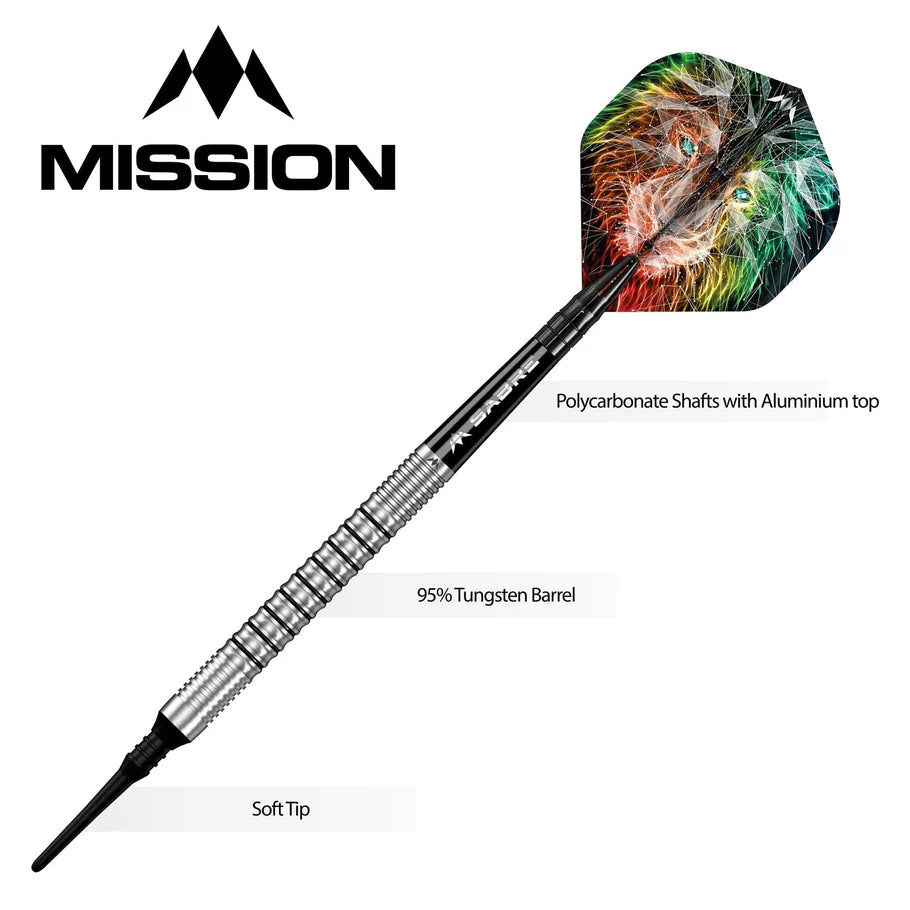 Mission Dominik Grüllich 90% Softdarts - DreamDarts Dartshop