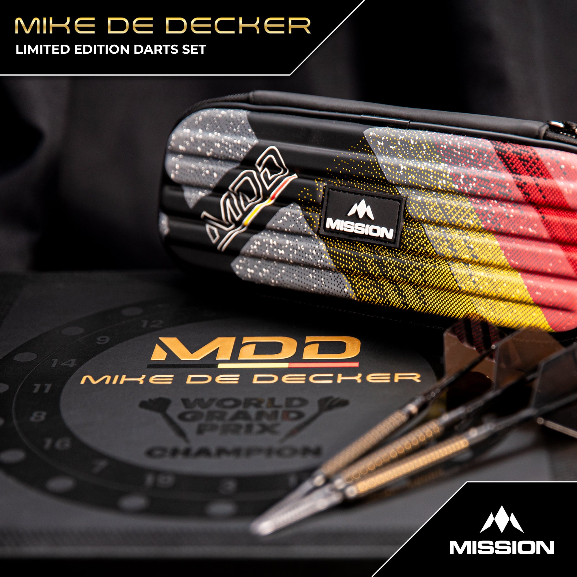 Mike de Decker Limited Edition 95% Steeldarts - DreamDarts Dartshop